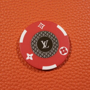 Louis Vuitton Red Poker Chip