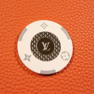 Louis Vuitton White Poker Chip