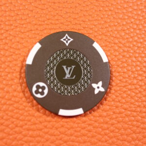 Louis Vuitton Brown Poker Chip