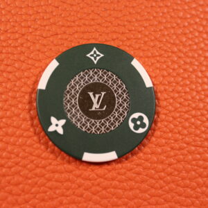 Louis Vuitton Green Poker Chip