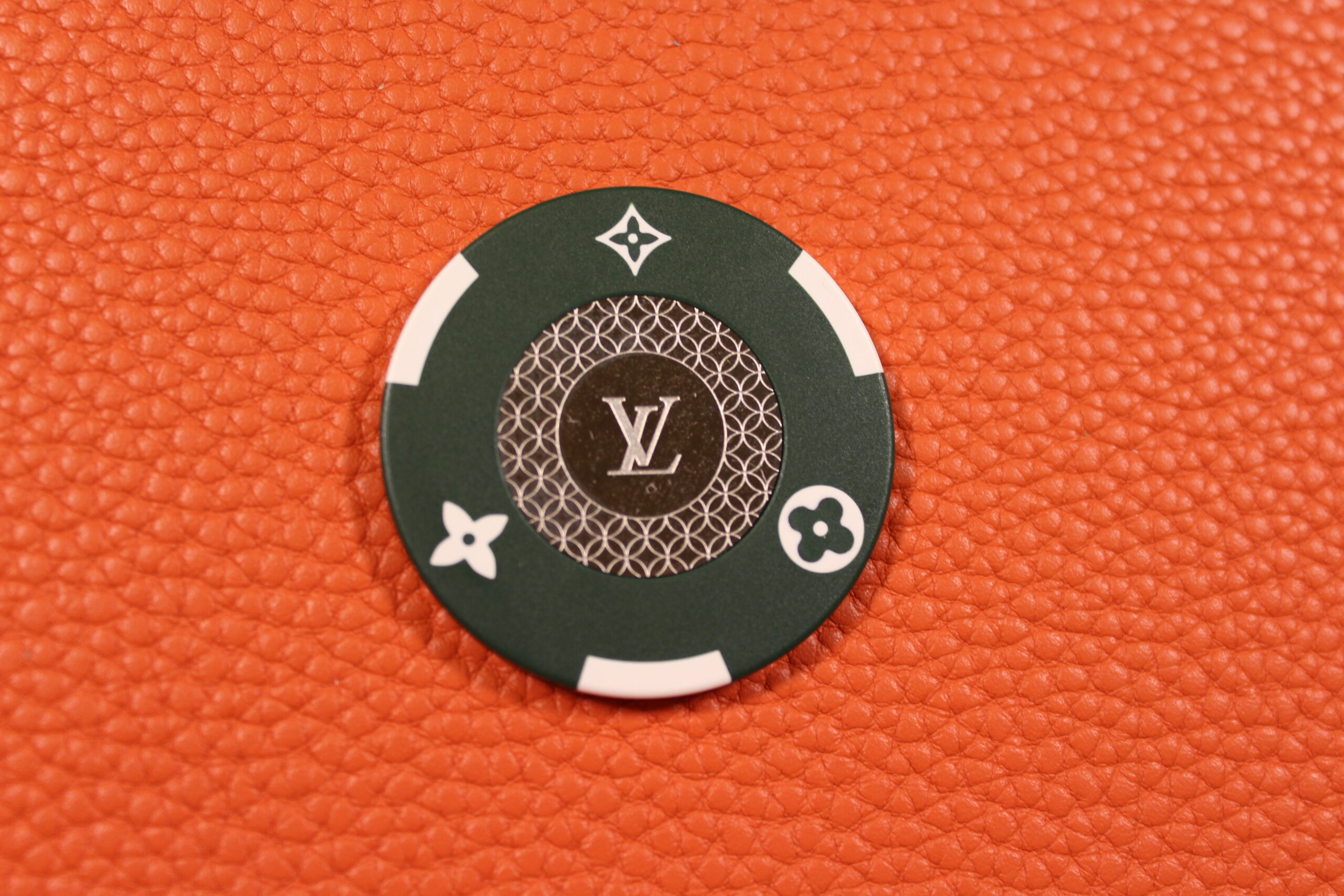 Louis Vuitton Green Poker Chip