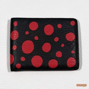 Louis Vuitton x Yayoi Kusama Black/Red Slender Wallet