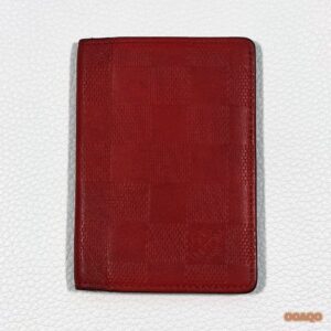 Louis Vuitton Red Damier Infini Pocket Organizer