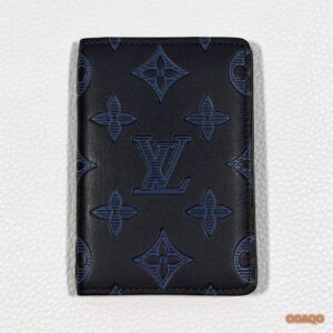 Louis Vuitton Navy Monogram Shadow Pocket Organizer