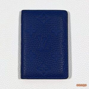 Louis Vuitton Blue Taurillon Leather Pocket Organizer
