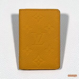 Louis Vuitton Yellow Taurillon Leather Pocket Organizer